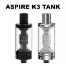 Aspire K3 Glassomizer (Black or Silver) Aspire K3 Glassomizer (Black or Silver)