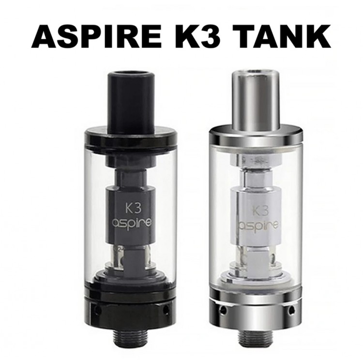 Aspire K3 Glassomizer (Black or Silver)