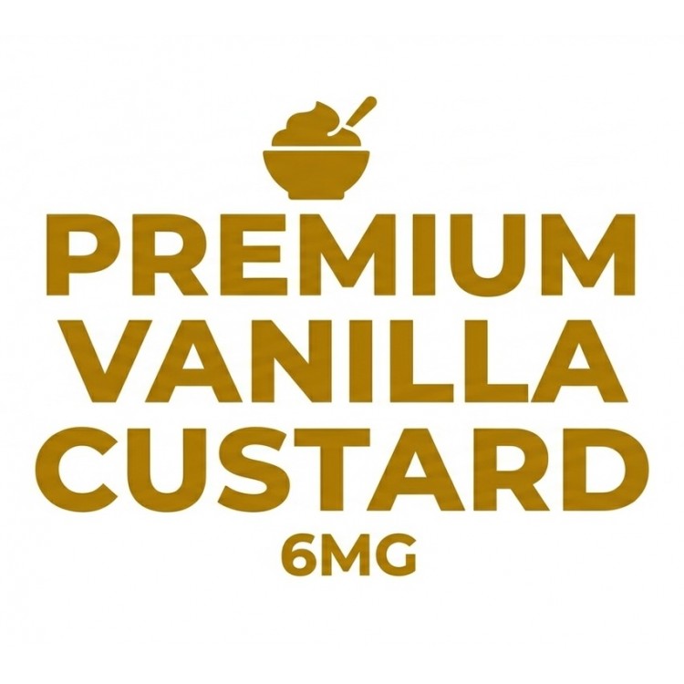 Premium Vanilla Custard 6mg 100ml Premium Vanilla Custard 6mg 100ml