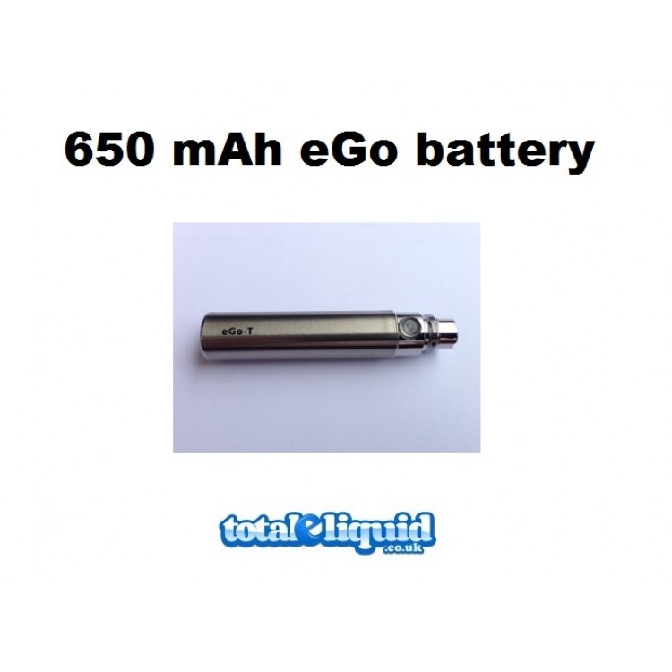 650mAh eGo Battery (Brushed Silver)