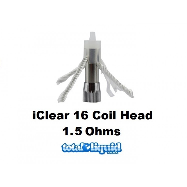 iClear 16 Replacement Coil Head 1.5 Ohm
