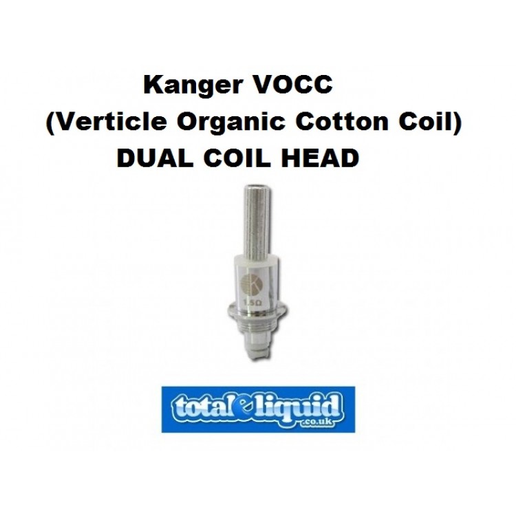 Kanger VOCC Replacement Dual Coil Head (5 for £9)